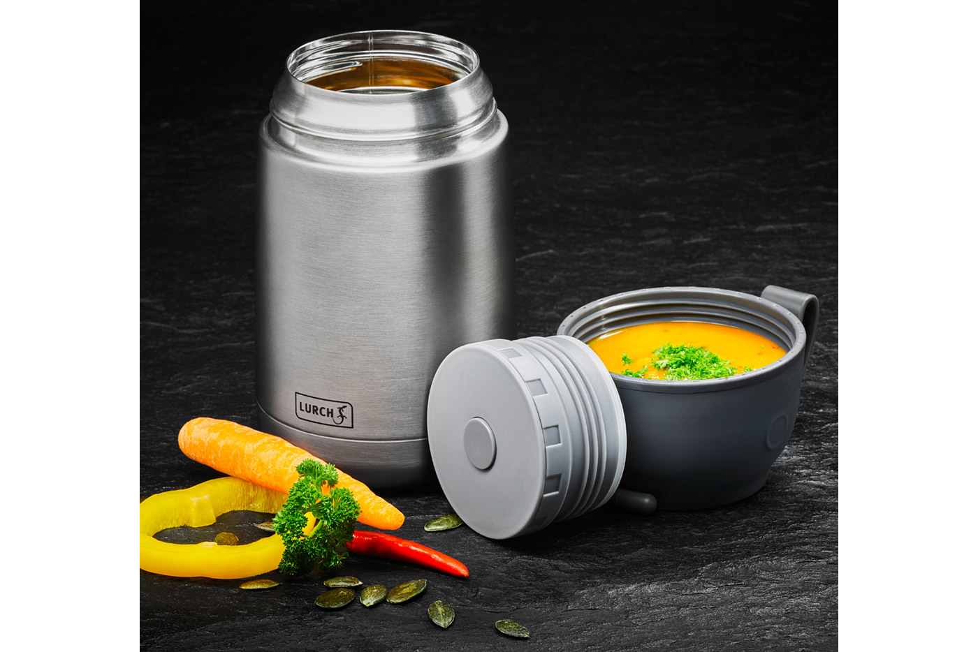Termosky na jídlo i pití